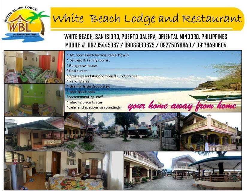 White Beach Lodge And Restaurant Puerto Galera Eksteriør billede